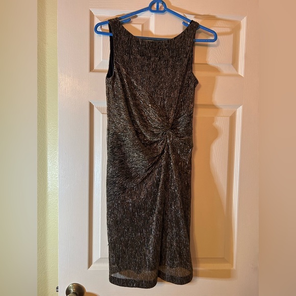 calvin klein embroidered a line dress Sample Cutout Turtleneck A-Line Mini Dress